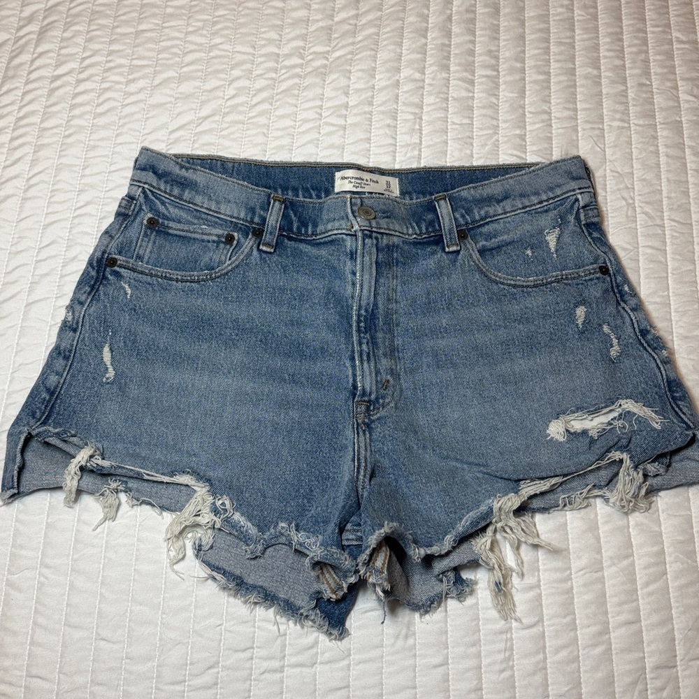 Abercrombie & Fitch High Rise Jean Shorts